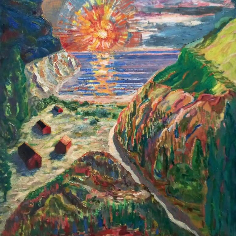 Norwegische Landschaft - Mads Svendsen-Merbeth 