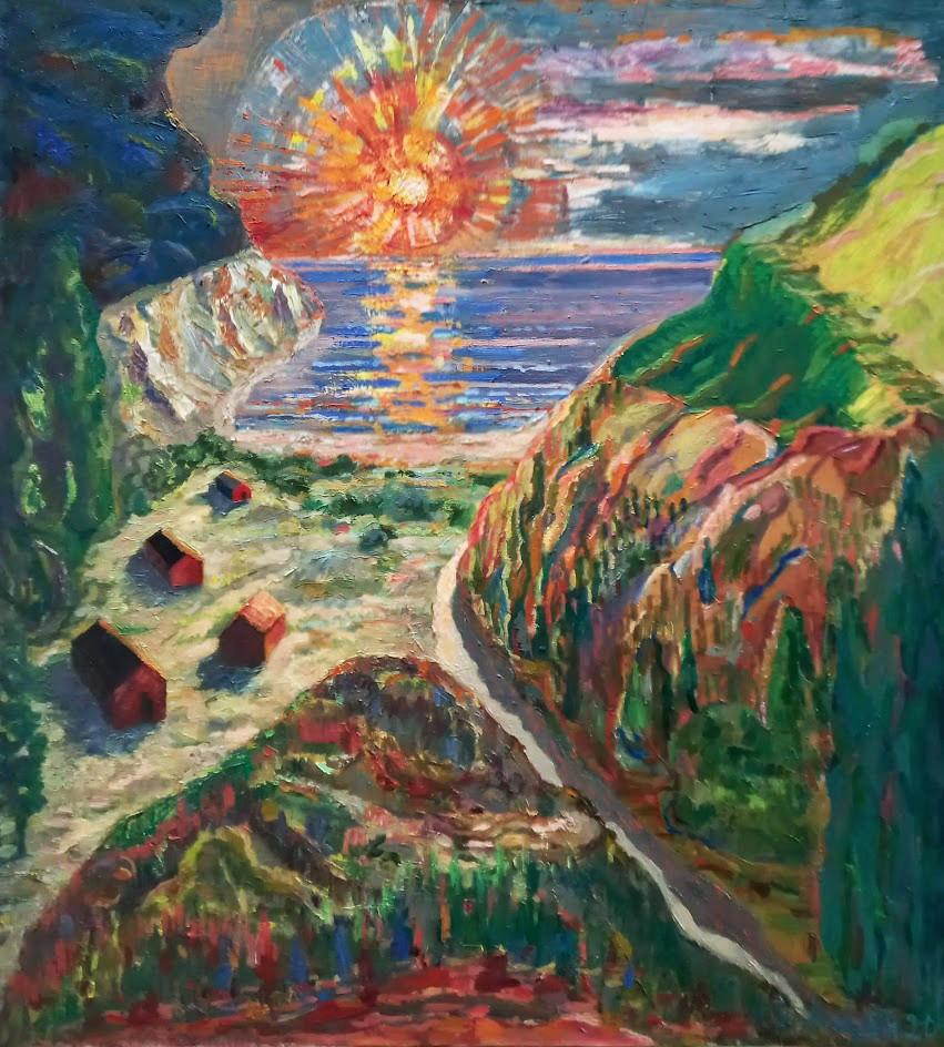 Norwegische Landschaft - Mads Svendsen-Merbeth 