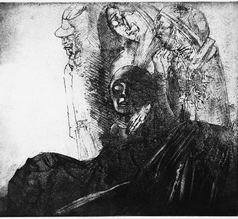 Beweinung - Winfried Wolk 