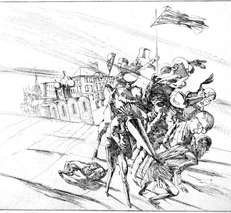 Gesellschaft vom Wind gebeutelt - Winfried Wolk 