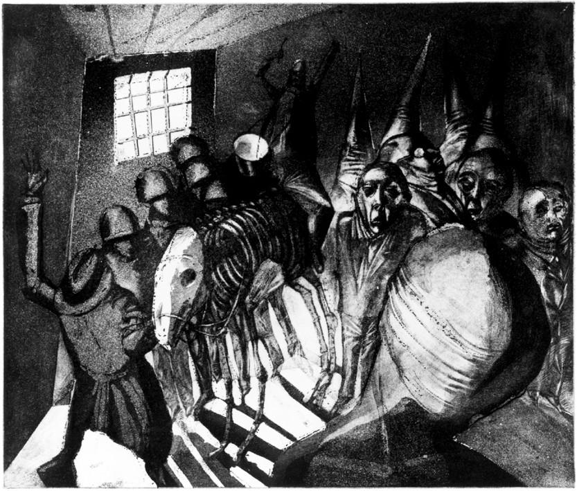 Beh&uuml;teter Ausritt der alten M&auml;nner - Winfried Wolk 