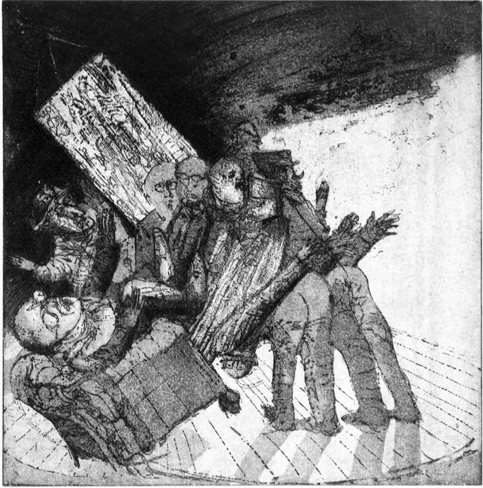 Abgang von der Bühne - Winfried Wolk 