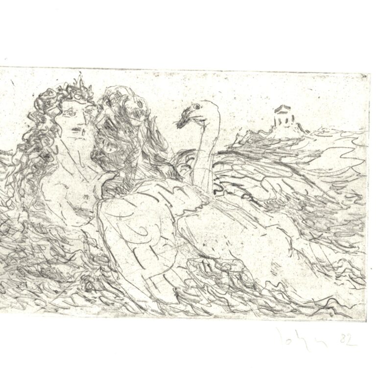 Leda mit dem Schwan - Joachim John 