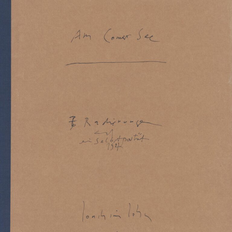Am Comer See + 1 Selbstporträt (Grafikmappe) - Joachim John 