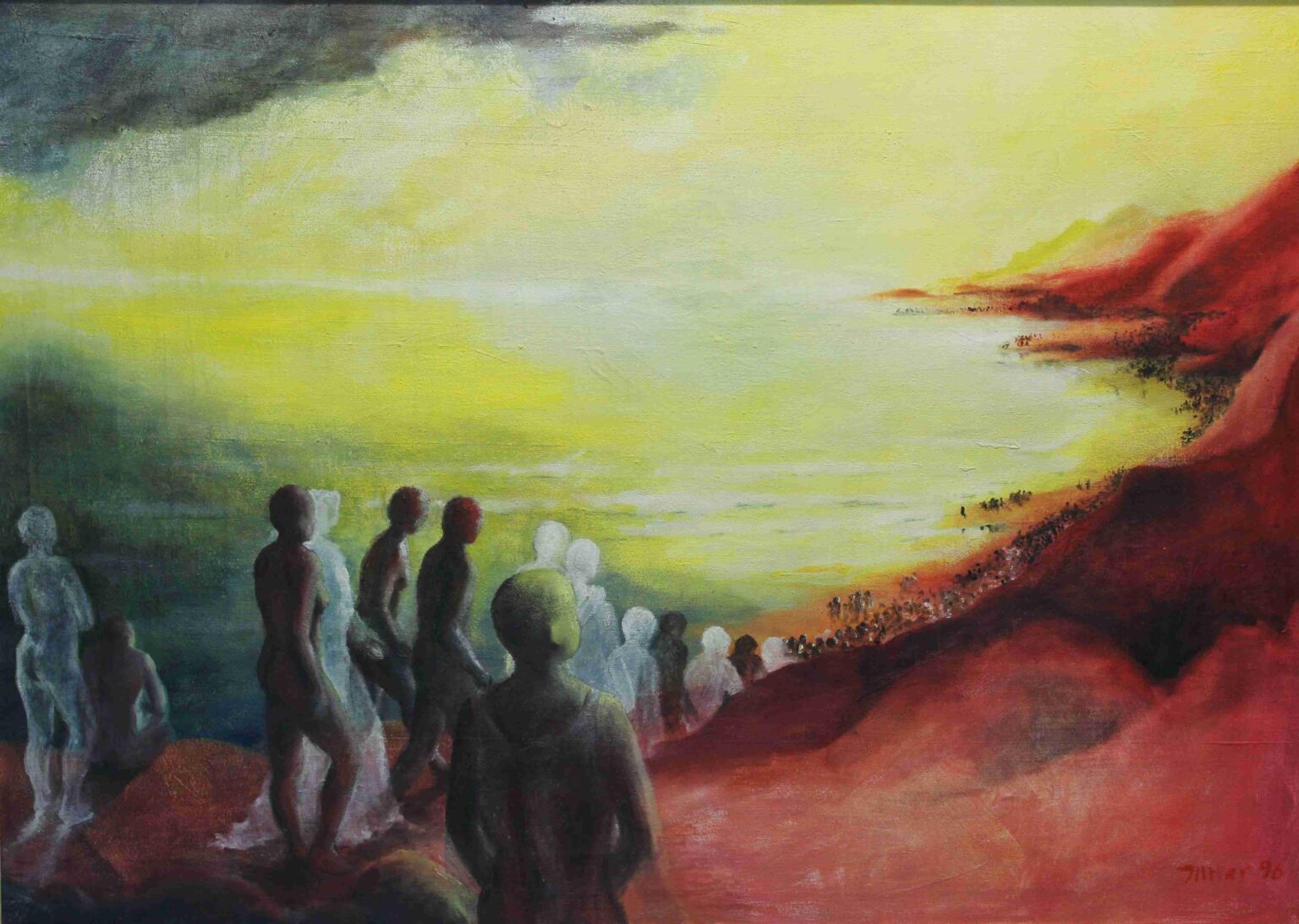 Auf dem Weg ins Licht (rechts) - Klaus Illner 