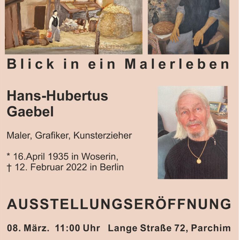 Blick in ein Malerleben - Hans-Hubertus Gaebel 