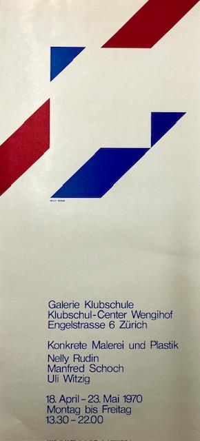Konkrete Malerei und Plastik   Nelly Rudin Manfred Schoch Uli Witzig - nelly rudin 