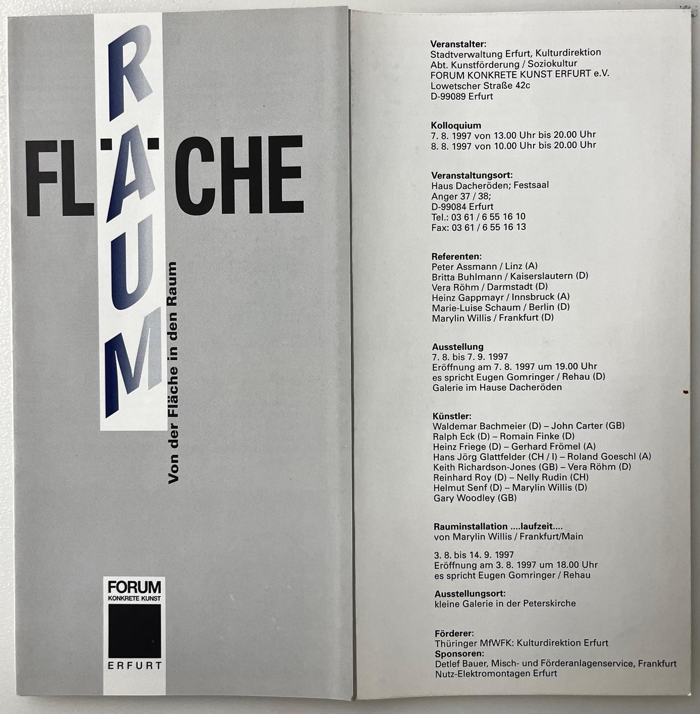 Von der Fl&auml;che in den Raum - nelly rudin 
