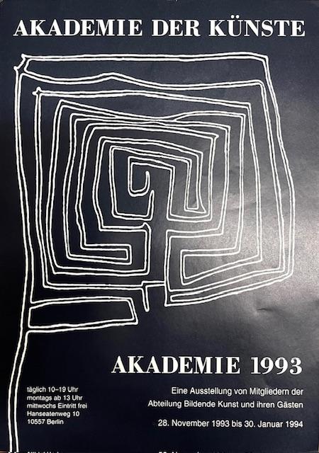 AKADEMIE 1993 &ndash; als gast von max bill - nelly rudin 