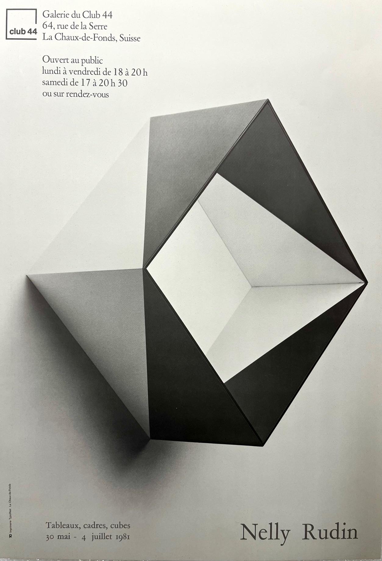 Tableaux, cadres, cubes - nelly rudin 