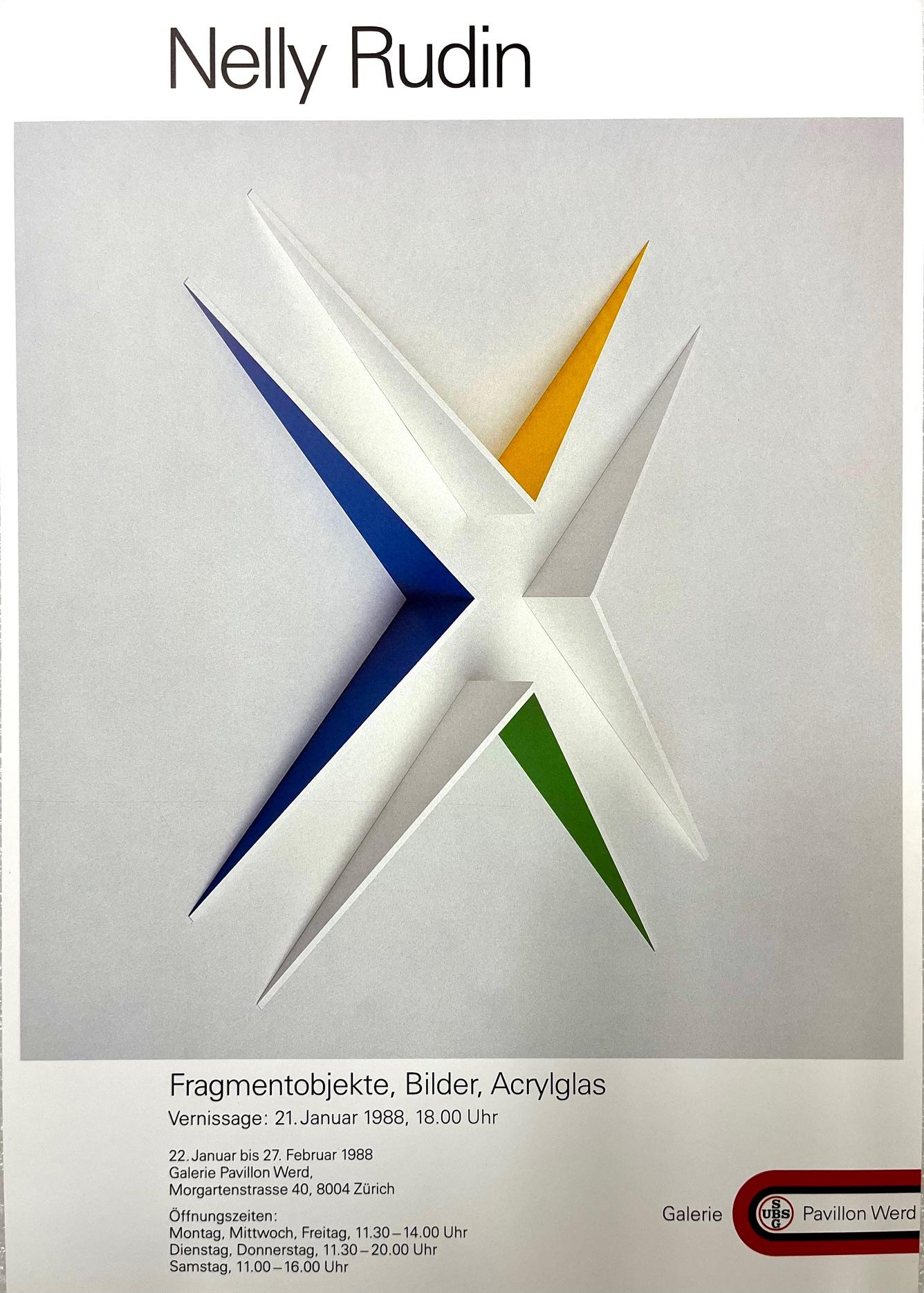 Nelly Rudin. Fragmentobjekte. Bilder. Acrylglas - nelly rudin 