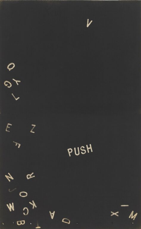 PUSH, NY Times, May 25, 1984 - Peter Downsbrough 