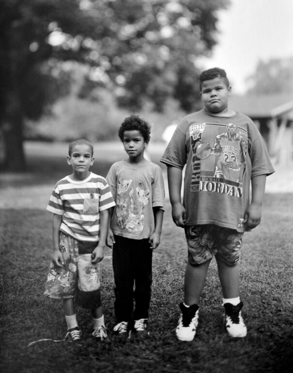 3 Kids in Mona Park, Allentown, Pennsylvania - Judith Joy Ross 