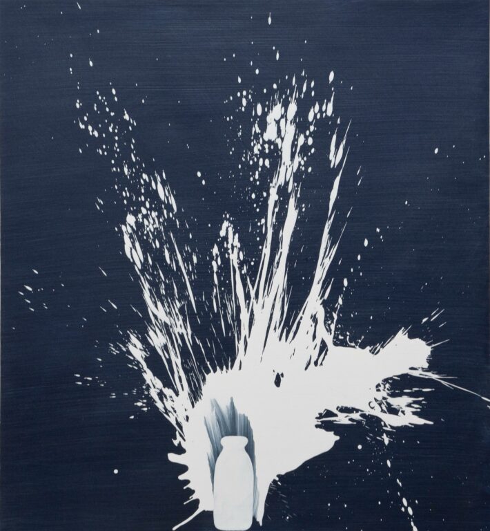 Milk Bottles and Clouds - Joe Goode 