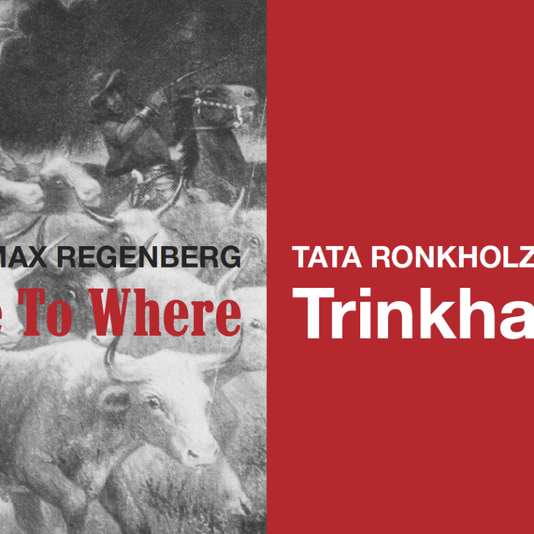 MAX REGENBERG M Come To Where // TATA RONKHOLZ Trinkhallen - Max Regenberg, Tata Ronkholz 
