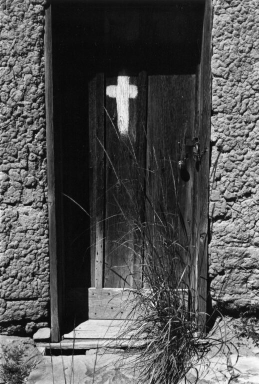 A morada door, along the Purgatory River, Las Animas County, Colorado - Robert Adams 