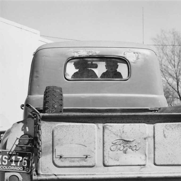 Boys in a pickup. Simla, Colorado - Robert Adams 