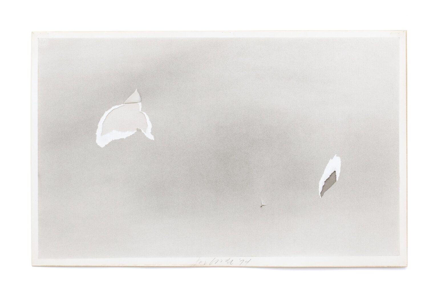 Untitled (Torn Cloud drawing 01x) - Joe Goode 