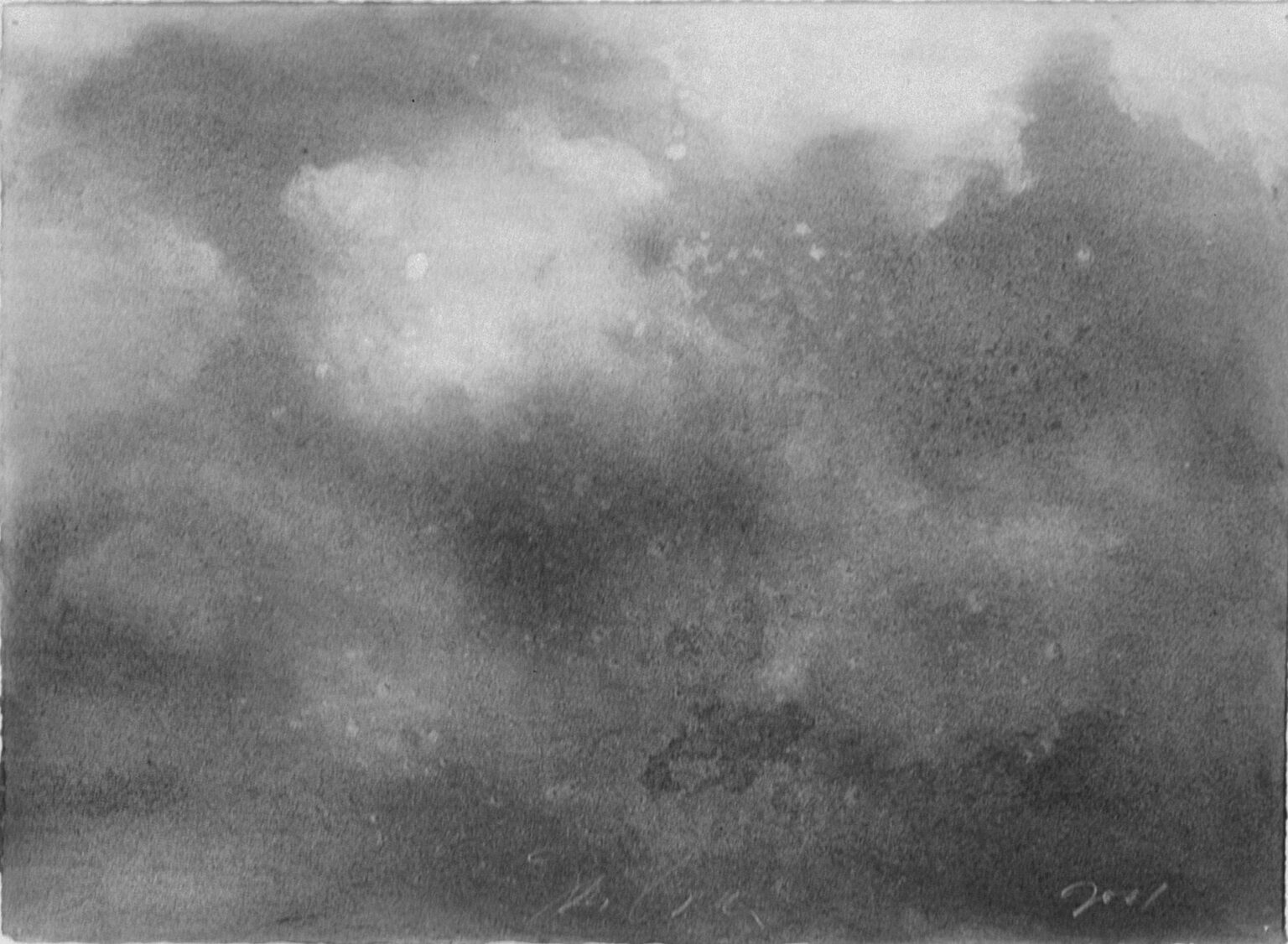 Study for Oil and Water Painting, #1 - Joe Goode 