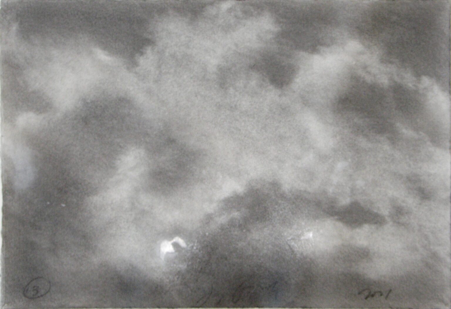 Study for Oil and Water Painting, #13 - Joe Goode 