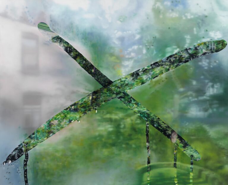 Ohne Titel (7/XGrün) - Karin Kneffel 