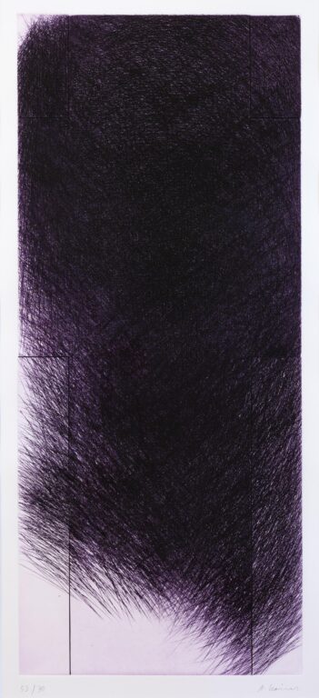 Violettes Kreuz (Großes Kreuz V) - ARNULF RAINER 