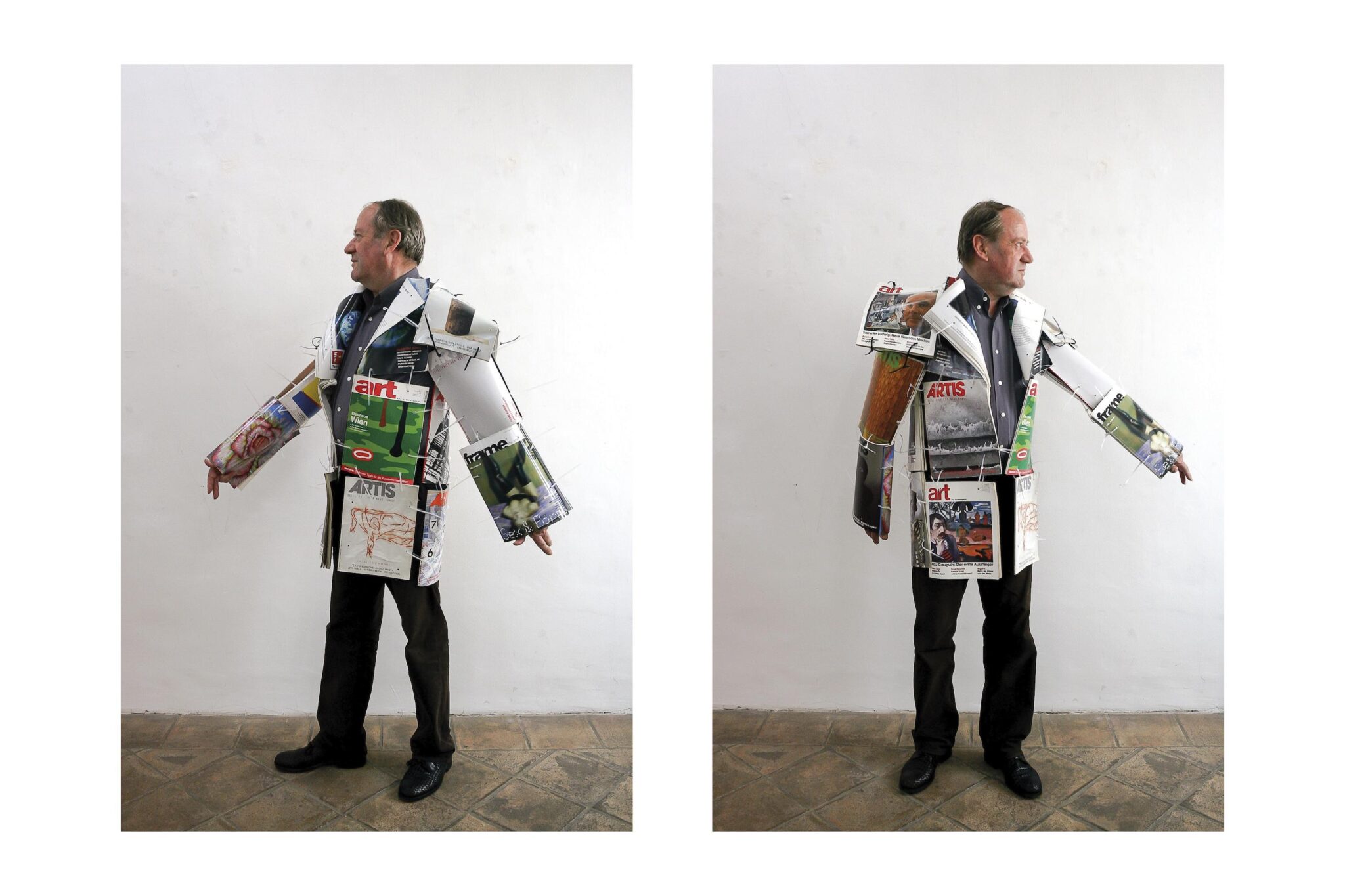 zweintopf w&uuml;hlen durch das Depot des Galeristen Eugen Lendl und zeigen ihre Fundst&uuml;cke in der Galerie Zimmermann Kratochwill Fotos &copy; Christian KRI Kammerhofer, Art Mantel, 2011, Fotos &copy; Christian KRI Kammerhofer, Art Mantel, 2011