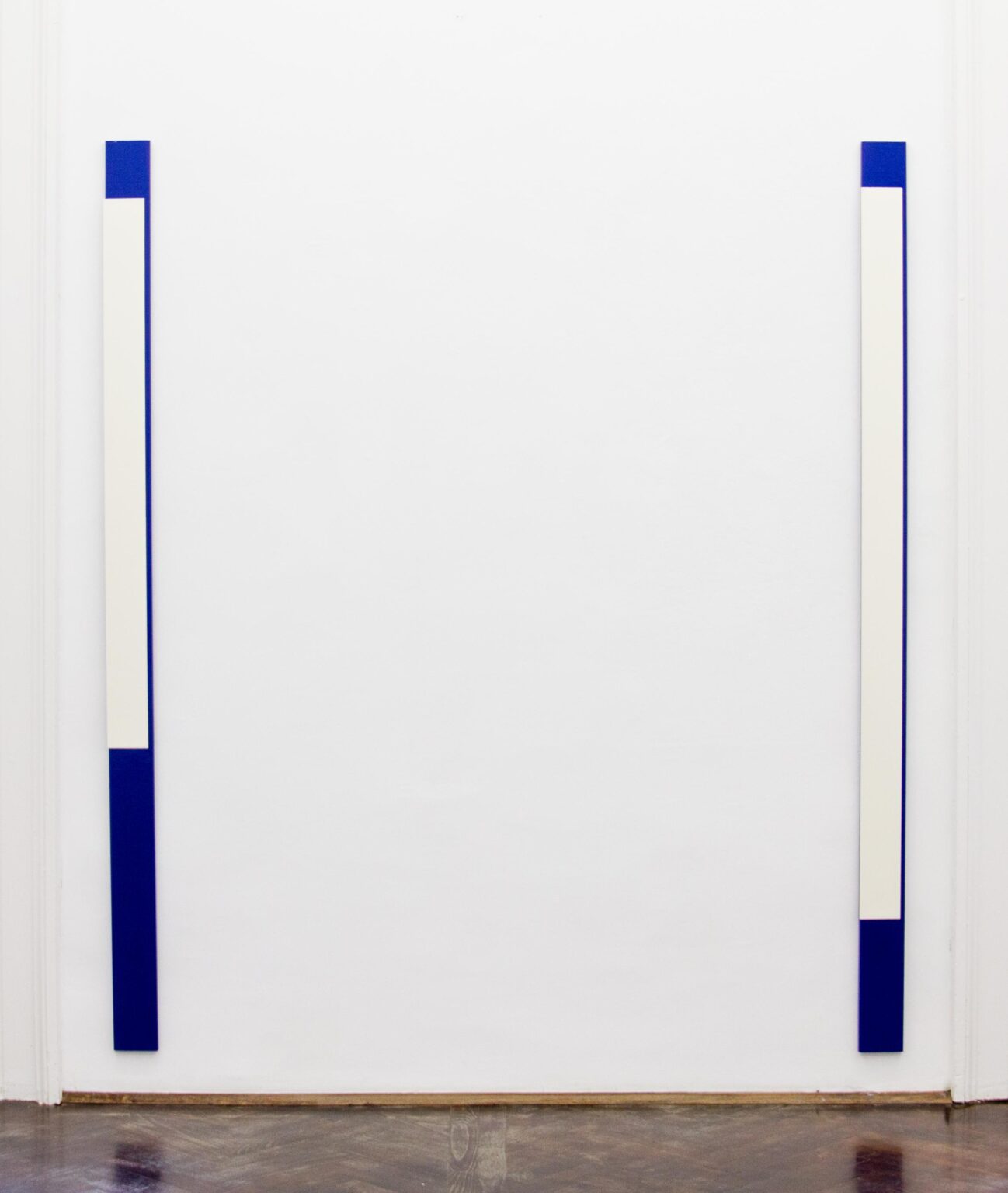untitled (blue bars) - CLEMENS HOLLERER 