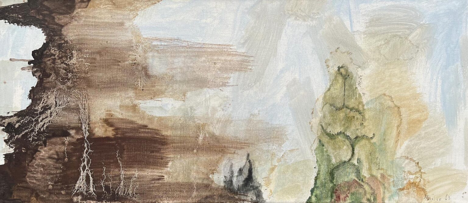 Wie eine Landschaft, wie abgebrannt - MAX WEILER 