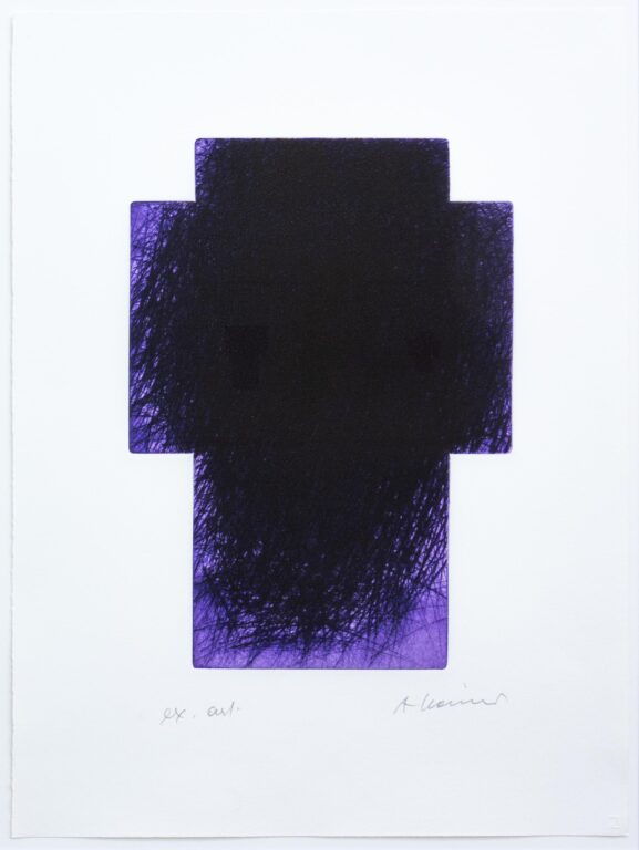 Violett-Kreuz - ARNULF RAINER 