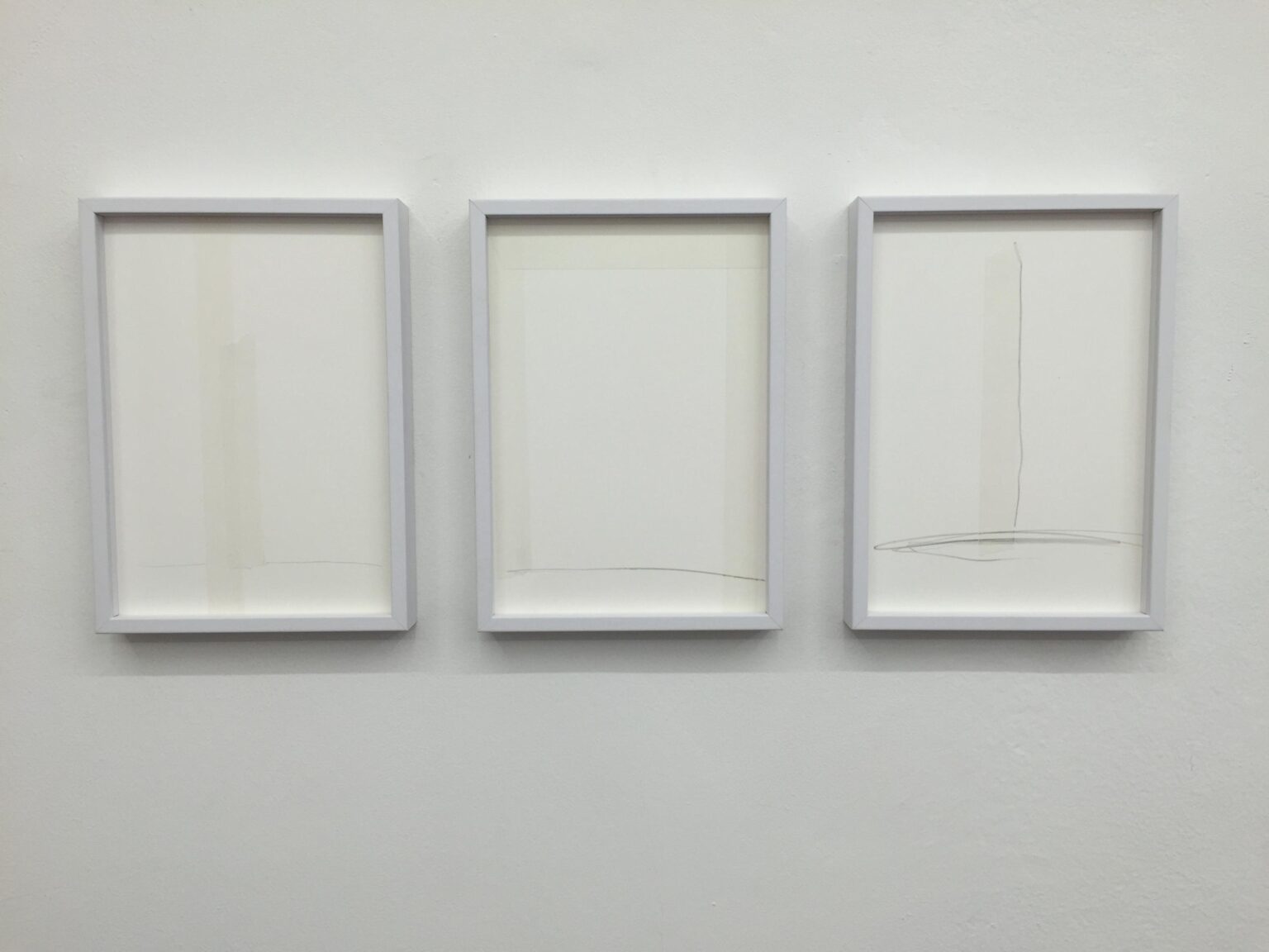 untitled (white tape) - CLEMENS HOLLERER 