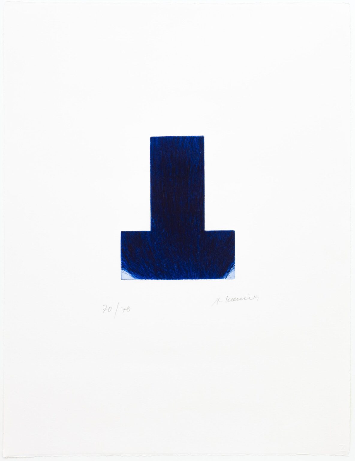 Blaue Scharte - ARNULF RAINER 