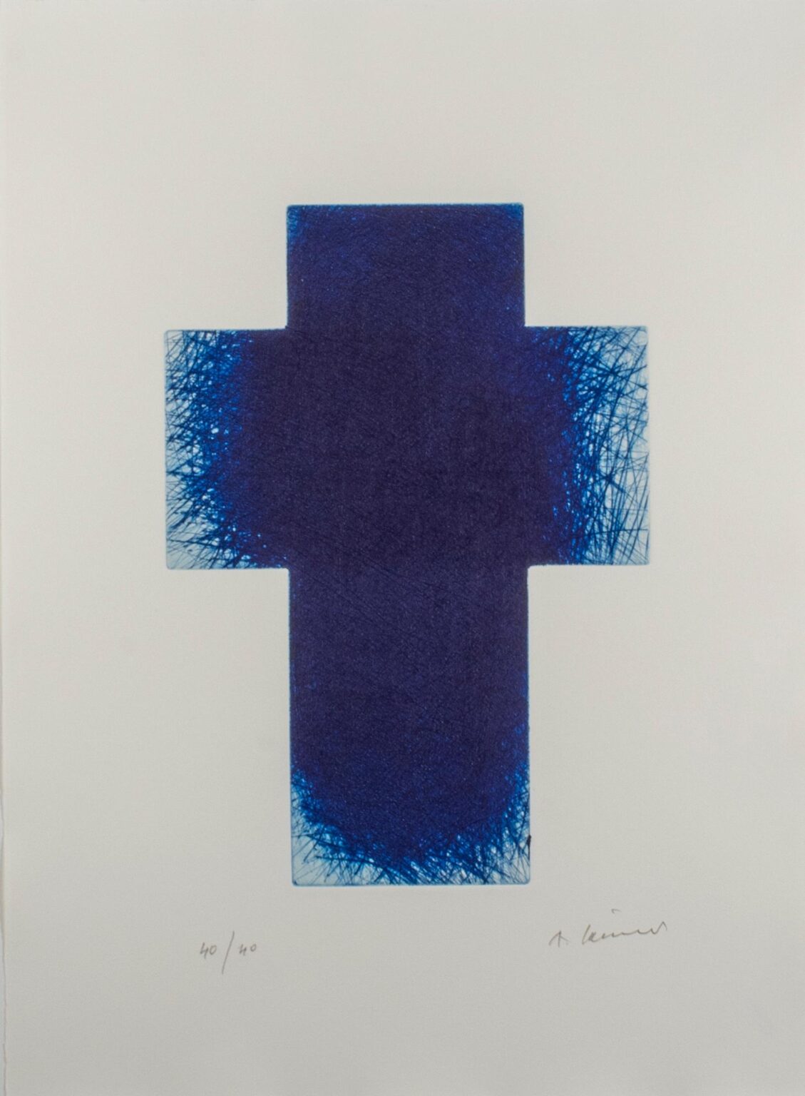 Tiefseekreuz - ARNULF RAINER 