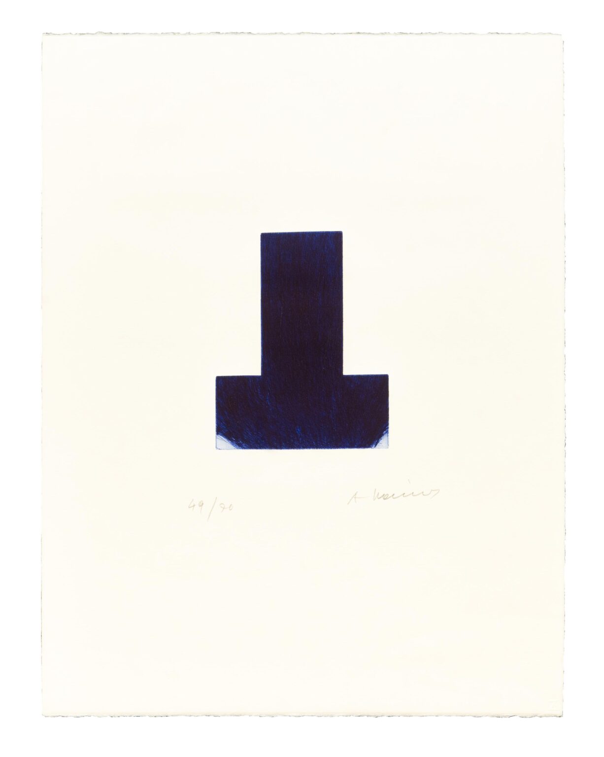 Blaue Scharte - ARNULF RAINER 