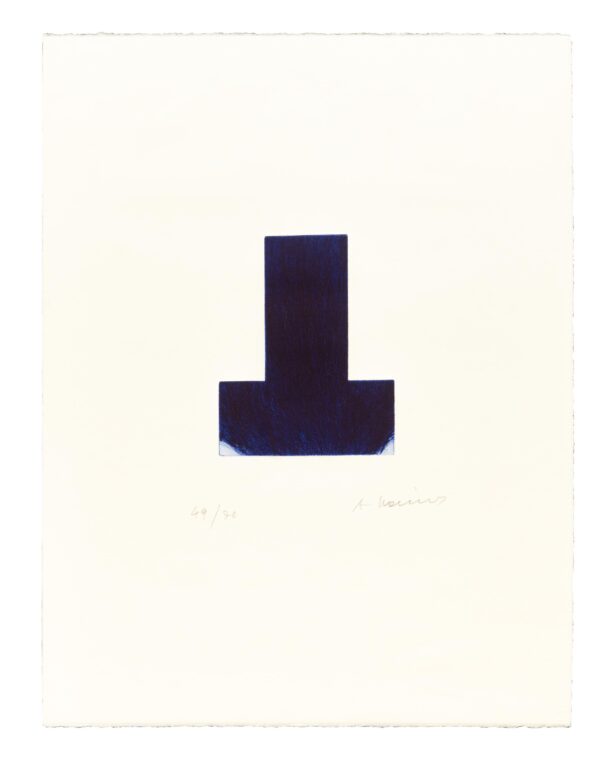 Blaue Scharte - ARNULF RAINER 