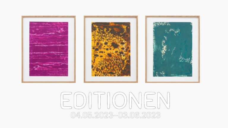 Editionen 2023 - ALFREDO BARSUGLIA, ARNULF RAINER, BRUNO GIRONCOLI, ERWIN WURM, GUNTER DAMISCH, HUBERT SCHMALIX, KLAUS WANKER, MARTIN KRENN, PETER MOOSGAARD, RESANITA, STEFAN GLETTLER, WOLFGANG HOLLEGHA, zweintopf 