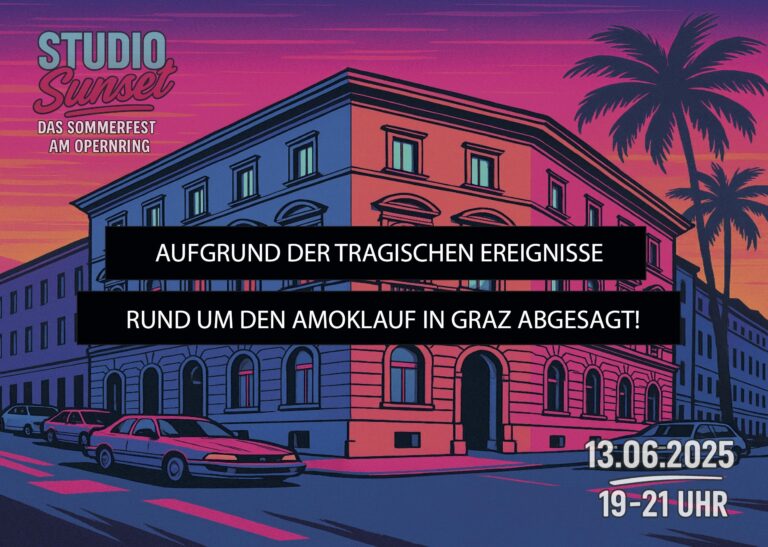 ABGESAGT!!! Studio Sunset • Das Sommerfest am Opernring 