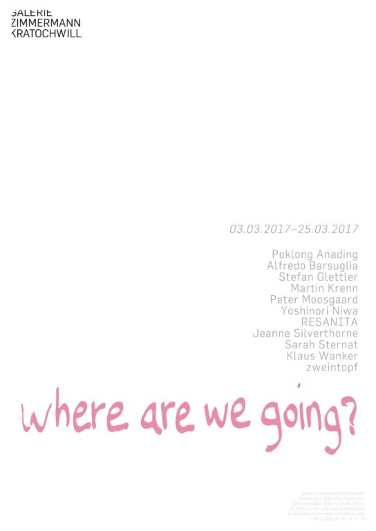 where are we going - ALFREDO BARSUGLIA, KLAUS WANKER, RESANITA, Sarah Sternat, YOSHINORI NIWA, zweintopf 