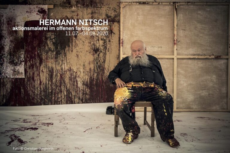 aktionsmalerei im offenen farbspektrum - HERMANN NITSCH 