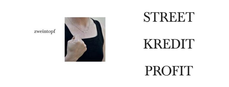 STREET KREDIT PROFIT - zweintopf 