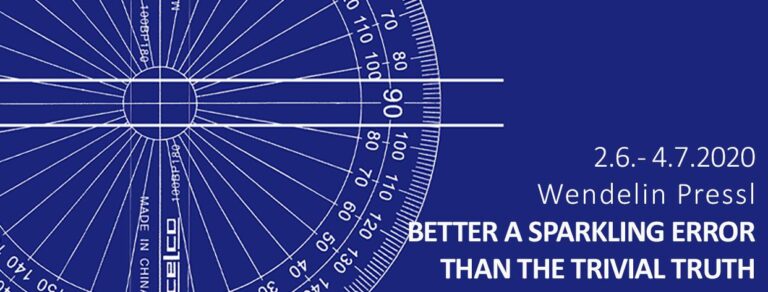 Better a Sparkling Error Than The Trivial Truth - WENDELIN PRESSL 