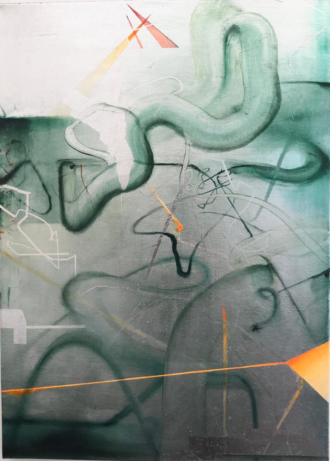 ohne Titel (cracked) - KLAUS WANKER 