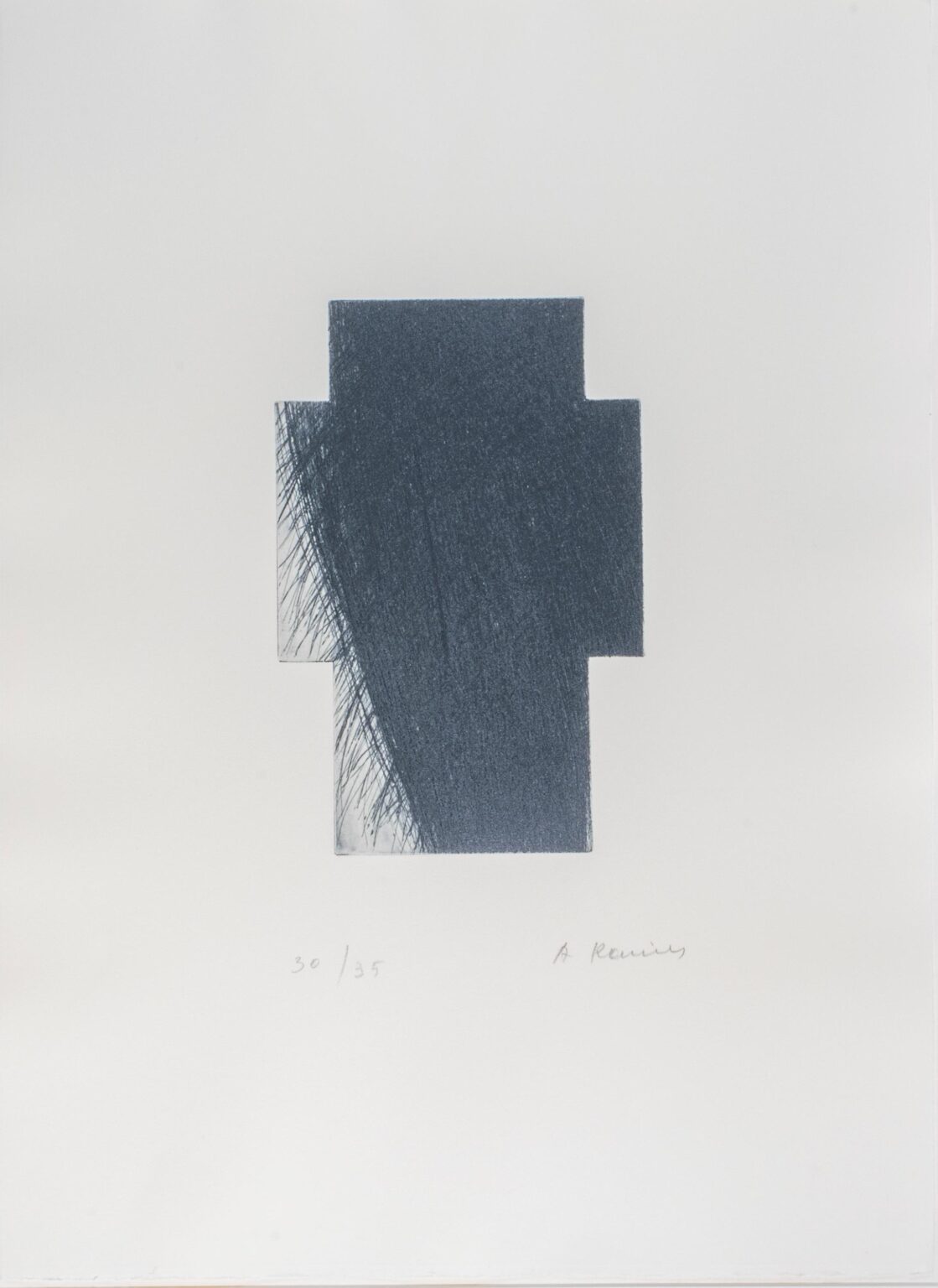 Schieferkreuz - ARNULF RAINER 