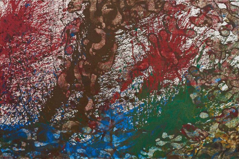 Schüttbild (51. Malaktion Prinzendorf) - HERMANN NITSCH 