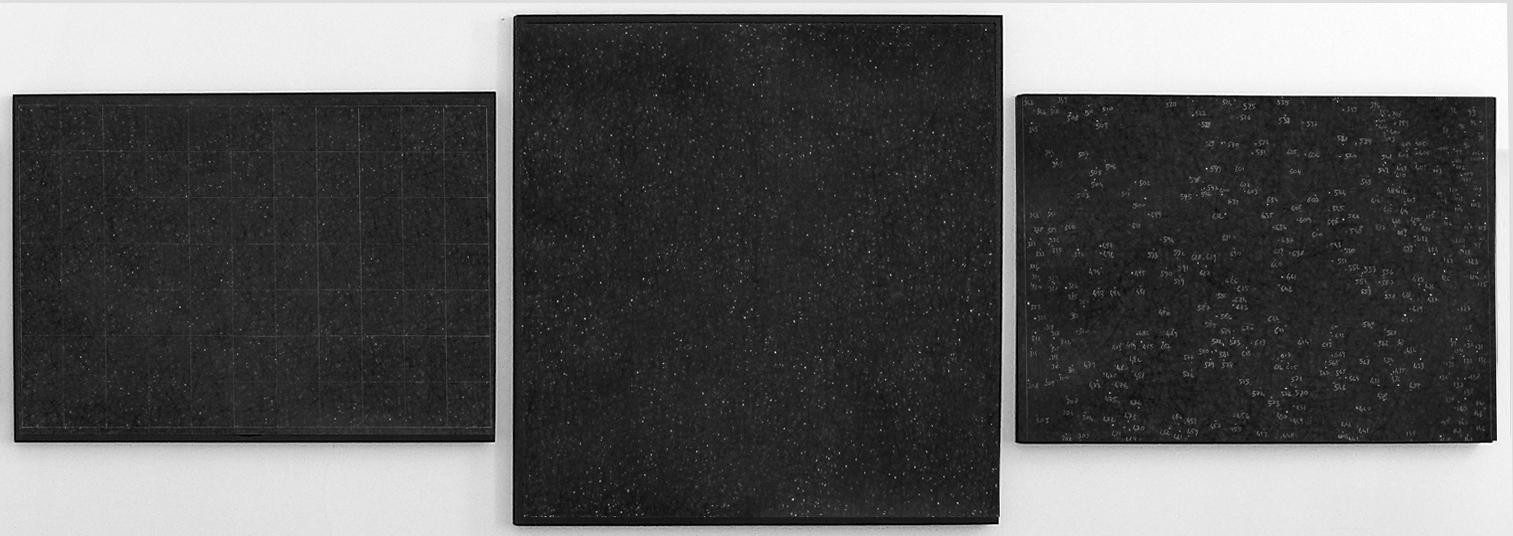 Hubble Deep Field (Triptychon) - WENDELIN PRESSL 