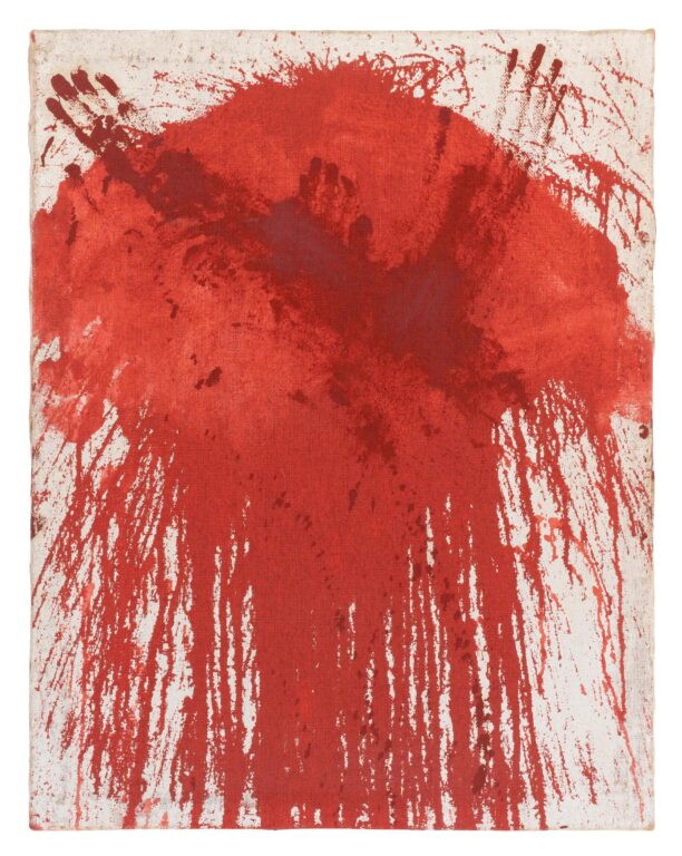 Schüttbild - HERMANN NITSCH 