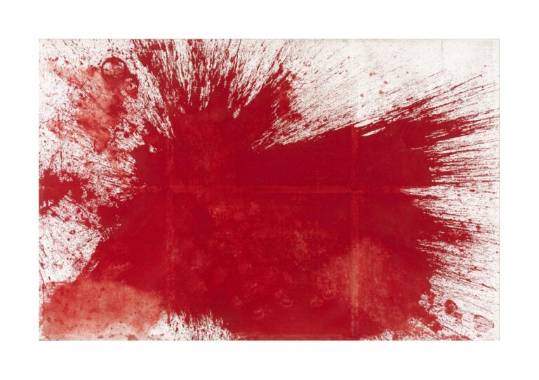 Schüttbild - HERMANN NITSCH 