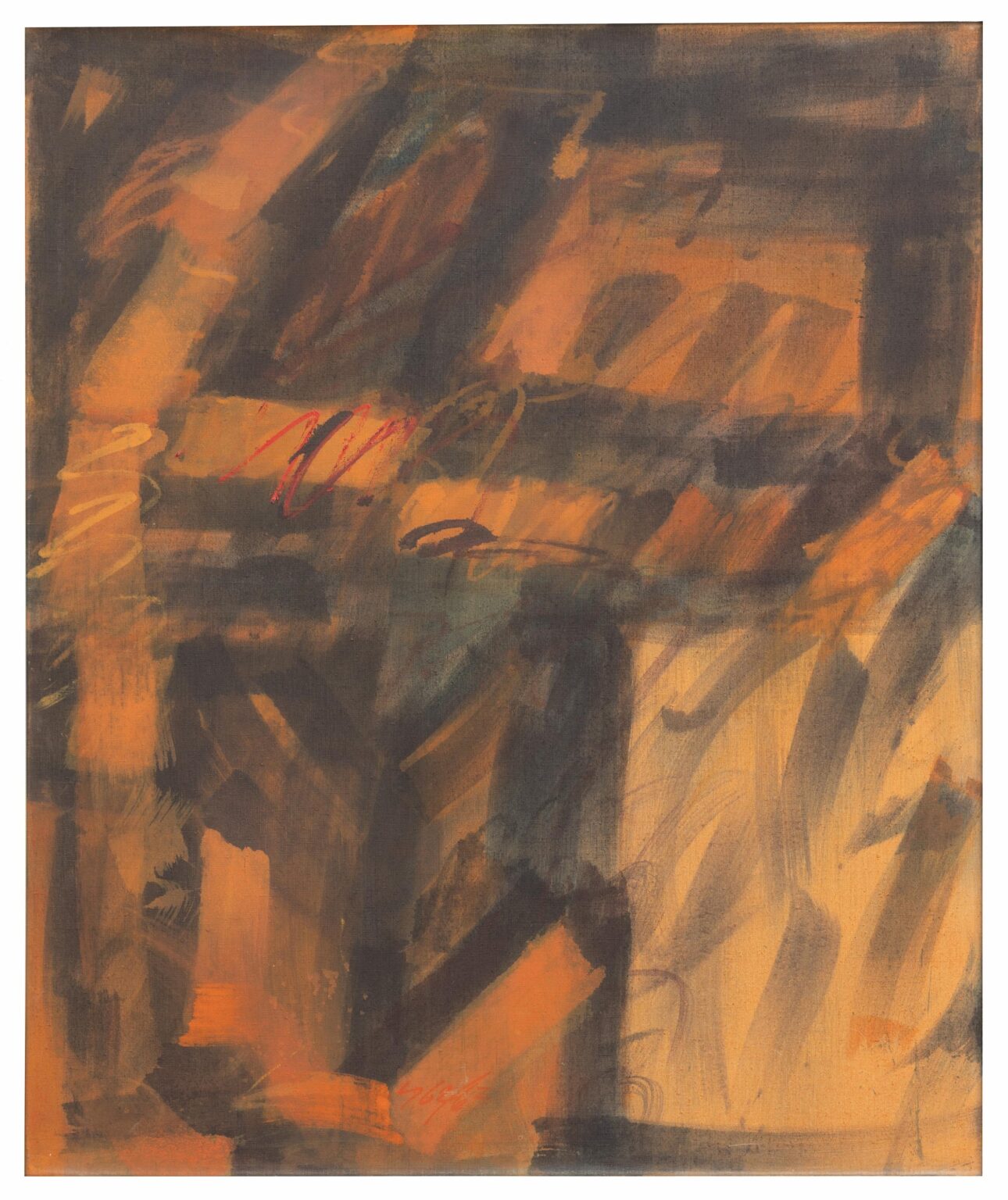 Figur mit erhobenem Arm - JOSEF MIKL 