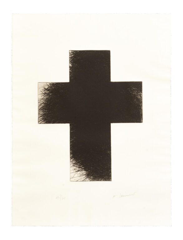 Kreuz dunkel - ARNULF RAINER 