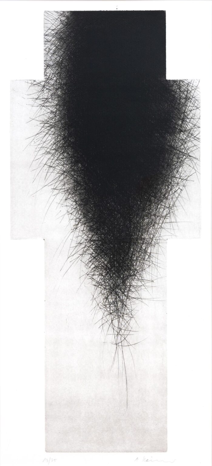 Schwarzes Kreuz (Gro&szlig;es Kreuz I) - ARNULF RAINER 